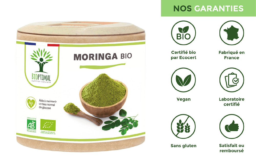 Capsule di Moringa biologica-Bioptimal